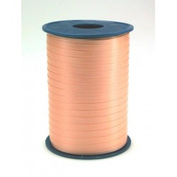 Geschenkband Ringelband 5mmx500m Apricot Lachs 34 / 1 Rolle