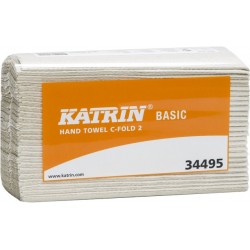 Papierhandtuch C-fold 2lagig Lagenfalz 24x33cm naturweiß 3000St.