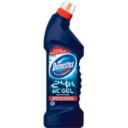 WC-Reiniger Domestos 24H WC GEL Flasche ocean fresh Flasche 750ml