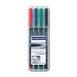 OHP-Stift Projektionsschreiber Lumocolor 314 B permanent 4er Set