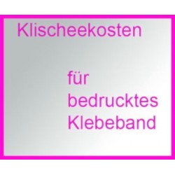 Klischeekosten für 1-2-farbigen Druck Klebeband