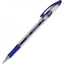 Gelschreiber Kappe mit Clip 0,7mm blau