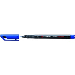 Projektionsschreiber Stabilo OHP-Stift OHPpen wasserfest S blau