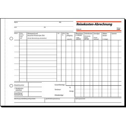 Reisekostenabrechnung Sigel 517 wöchentlichA5 quer 1fach 50Bl.