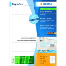 Etikett Herma 4669 SuperPrint STAMPIT® sk Papier 96,5x42,3mm weiß