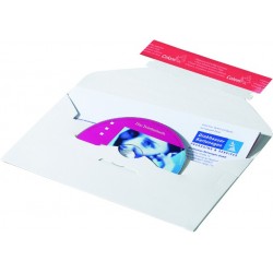 CD-Versandtasche Karton für 1 CD sk 221x123mm VE=10 Stück