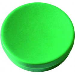 Magnet rund Ø 25mm Haftkraft 0,425kg grün (Pckg. á 10 Stück)