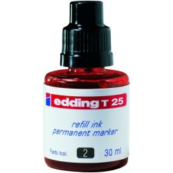 Nachfülltusche Edding T25 30ml f. Permanentmarker rot 1 Flasche SONDERANGEBOT