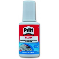 Korrekturflüssigkeit Pritt Auftrag mit Pinsel weiß 20ml