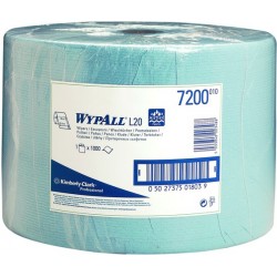 Wischtuch Wypall L20 1lagig Großrolle 23,5x38cm blau 1000 Blatt/Rolle