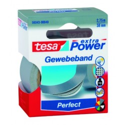 Gewebeband Tesa extra Power 38mmx2,75m grau / 1 Rolle