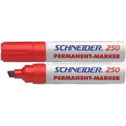 Permanentmarker Schneider 250 nachfüllbar rot 2-7mm