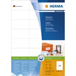 Etiketten70x37mm weiß Herma 4464 Pckg.=2400St.