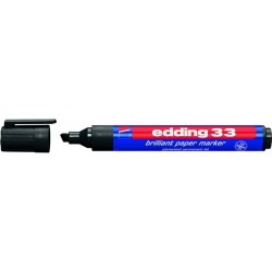 Pigmentmarker Edding 33 Keilspitze 1-5mm schwarz