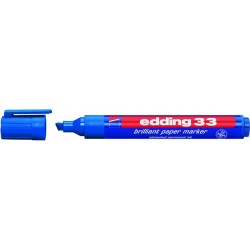 Pigmentmarker Edding 33 Keilspitze 1-5mm blau