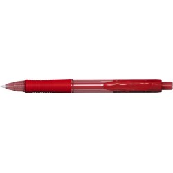 Gelschreiber Druckmechnik 0,7mm mit Clip Schreibfarbe rot