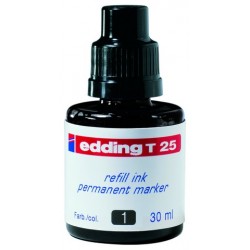 Nachfülltusche Edding T25 30 ml f. Permanentmarker schwarz 1Fl.