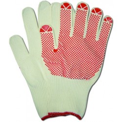 Handschuhe Schutzhandschuhe Polyflex Light m. Noppen Gr.10/L weiß 3 Paar