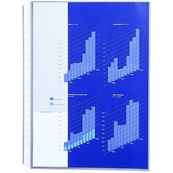 Prospekthülle A4 Super oben offen 0,12mm transp. glatt 25 Stück