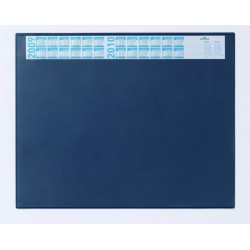 Schreibunterlage 52x65cm blau mit Vollsichtplatte DURABLE