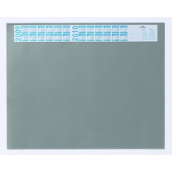 Schreibunterlage 52x65cm grau mit Vollsichtplatte DURABLE