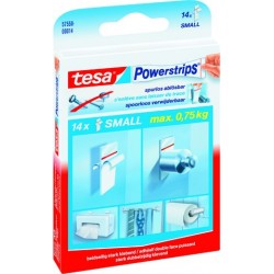 Doppelklebestück TESA Powerstrips® small sk ablösbar 15x35mm Pckg. á 14 St.