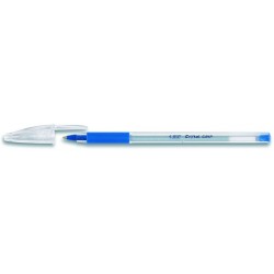 Kugelschreiber Bic-Cristal® mit Clip M blau / 12 Stück