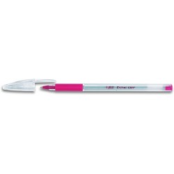 Kugelschreiber Bic-Cristal® mit Clip M rot / 12 Stück