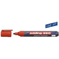 Boardmarker Edding 360 Glas Emaille Rsp. 1,5-3 mm rot