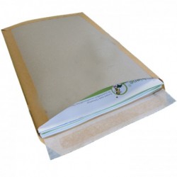 Papprückwand-Versandtaschen Officebiene® B4 braun (125 Stück)