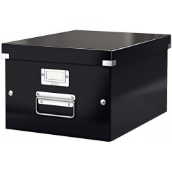 Archivbox A4 Click & Store Leitz mit Deckel 26,5x33,5x18,8cm Innenmaß schwarz
