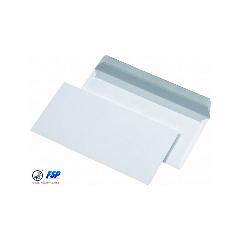 Blau Briefumschläge Kuverts DIN Lang mit Selbstklebestreifen ohne Fenster