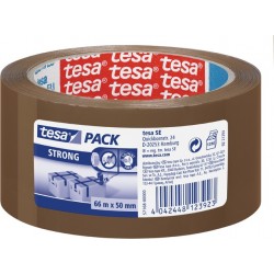 Klebeband 50mmx66m BRAUN TESA hohe Klebkraft leise abrollend 1 Rolle