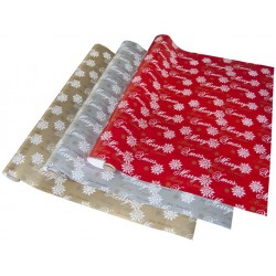 Geschenkpapier 2mx70cm Premium Frohe Weihnachten Rot 1 Rolle