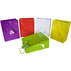 Geschenktaschen Papiertaschen 32,5x26x12,5 cm mit Kordeln 10er Pack