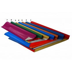 Geschenkpapier 70cmx2m 2-seitiger Druck Papier 65g Kleinrolle Grün - Rot