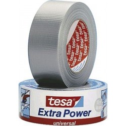 Klebeband Gewebeband TESA extra Power 50mmx50m silber