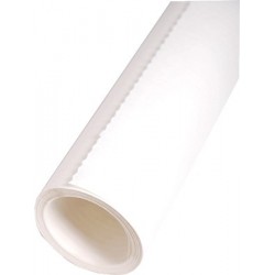 Packpapier Kraftpapier 70g/m² 70cm x 3m leicht gerippt Weiß (1 Rolle)