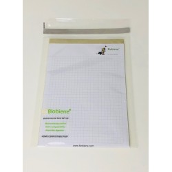 Bio-Adhäsionsverschlussbeutel 160x220+40mm 30µm Biobiene® Ecomarine  transparent (100 Stück)