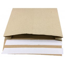 Graspapier Versandtaschen mit doppeltem Haftklebestreifen