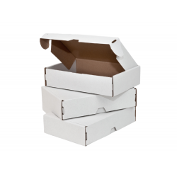Maxibriefkarton 190x130x45 mm Weiß (50 Stück)