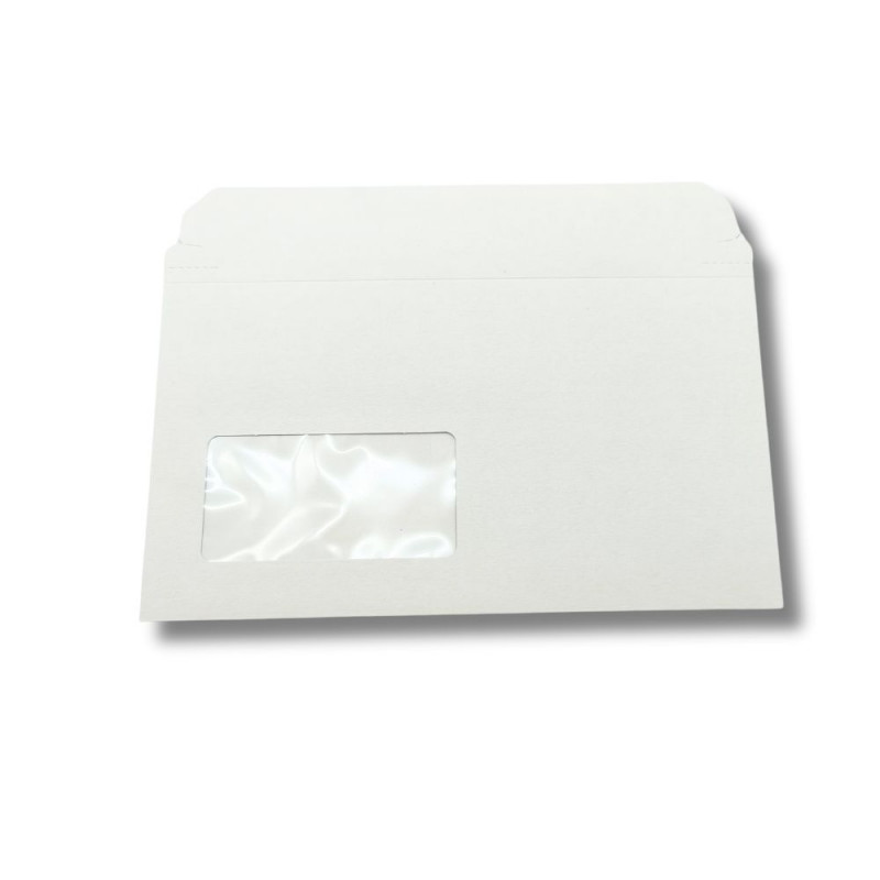 Papier-Papp-Umschlag-mit-Selbstklebestreifen