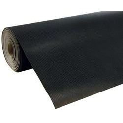 Geschenkpapier Packpapier Kraftpapier 70cm x 50m leicht gerippt Schwarz (1 Rolle)