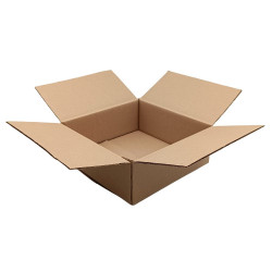 Versandkartons 240x240x90mm Einwellig GLS1 (25 Stück)