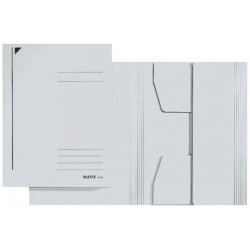 Jurismappe Leitz 3924 Karton 430 g/m² 3 Klappen A4 für 250 Blatt weiß